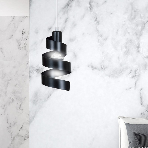 Lampa wisząca SAGA 1 BLACK