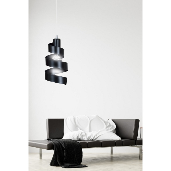 Lampa wisząca SAGA 1 BLACK