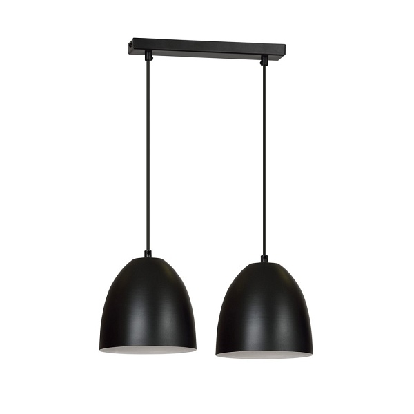 Lampa wisząca LENOX 2 BLACK / WHITE