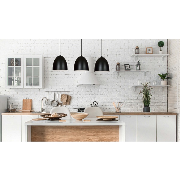 Lampa wisząca LENOX 3 BLACK / WHITE