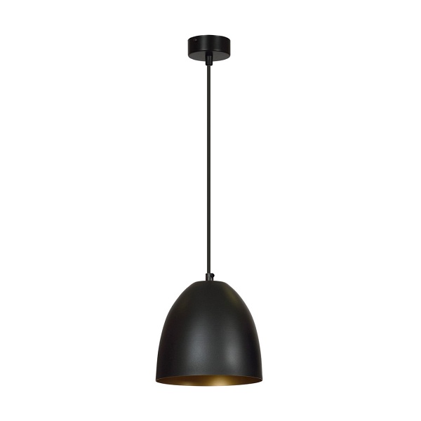 Lampa wisząca LENOX 1 BLACK / GOLD