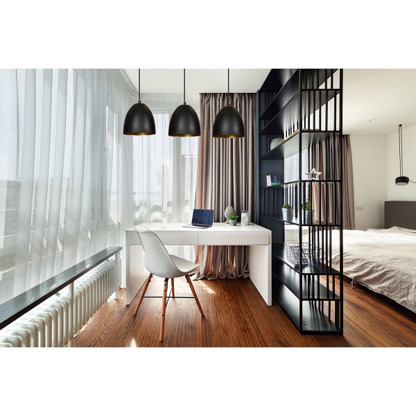 Lampa wisząca LENOX 3 BLACK / GOLD