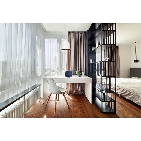 Lampa wisząca LENOX 1 WHITE / GOLD