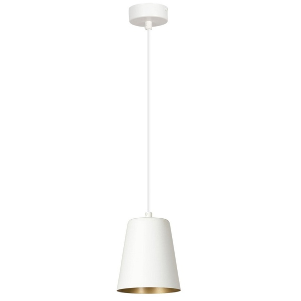 Lampa wisząca MILARGO 1 WHITE / GOLD