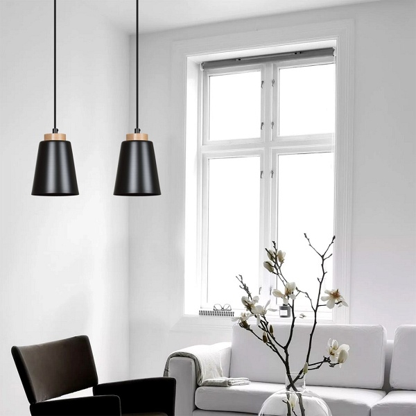 Lampa wisząca BOLERO 1 BLACK