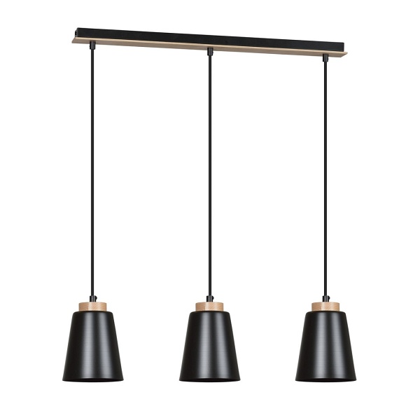 Lampa wisząca BOLERO 3 BLACK