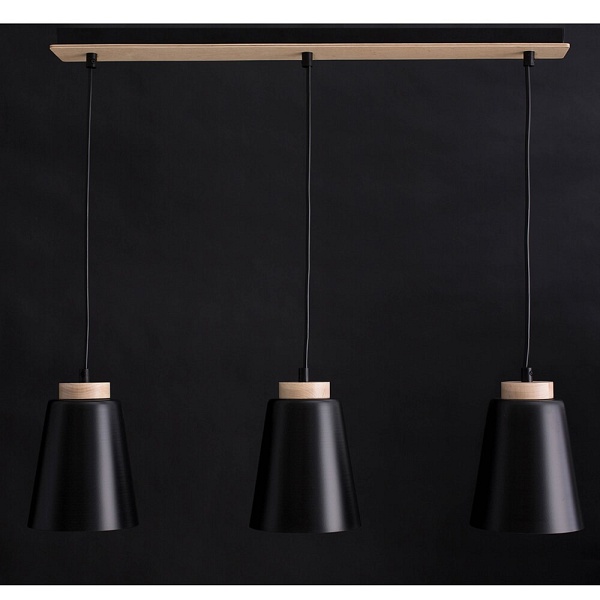 Lampa wisząca BOLERO 3 BLACK