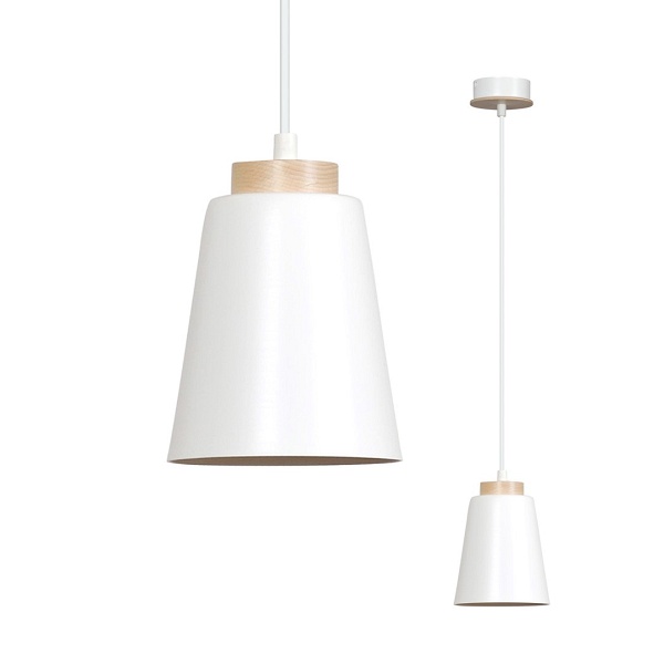 Lampa wisząca BOLERO 1 WHITE