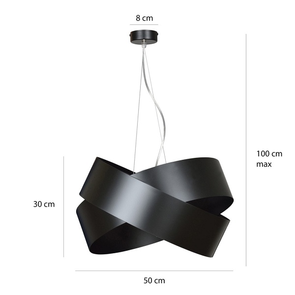 Lampa wisząca VIENO BLACK