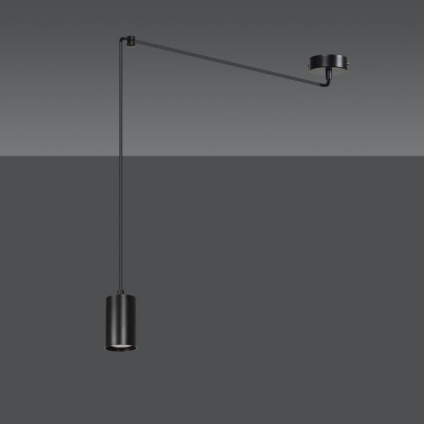 Lampa wisząca TRAKER 1 BL/BLACK - Emibig