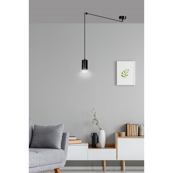 Lampa wisząca TRAKER 1 BL/BLACK