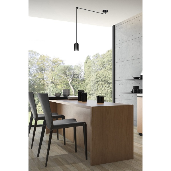 Lampa wisząca TRAKER 1 BL/BLACK