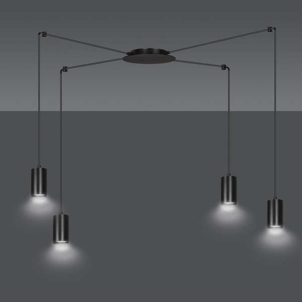 Lampa wisząca TRAKER 4 BL/BLACK