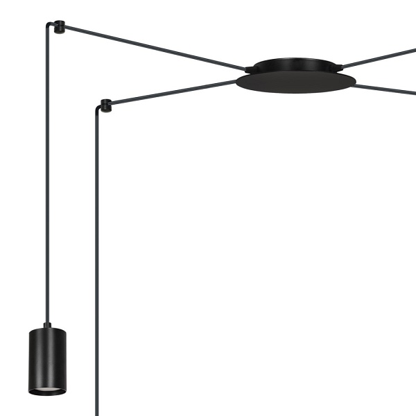 Lampa wisząca TRAKER 4 BL/BLACK
