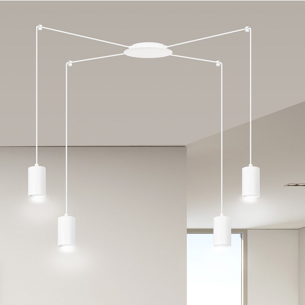 Lampa wisząca TRAKER 4 WH/WHITE