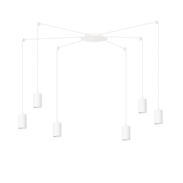 Lampa wisząca TRAKER 6 WH/WHITE