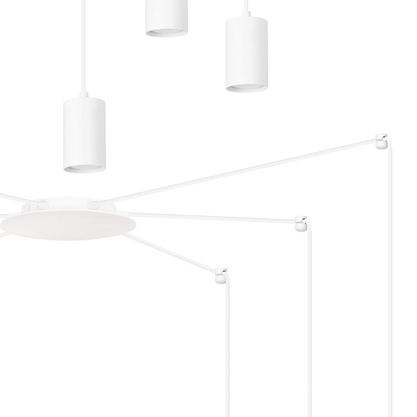 Lampa wisząca TRAKER 6 WH/WHITE