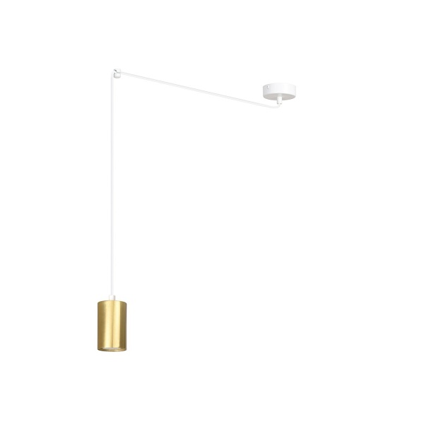 Lampa wisząca TRAKER 1 WH/GOLD