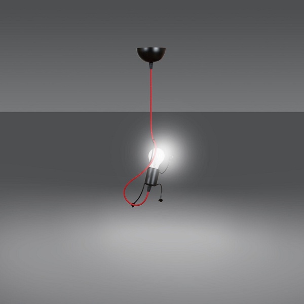 Lampa wisząca BOBI 1 BLACK - Emibig