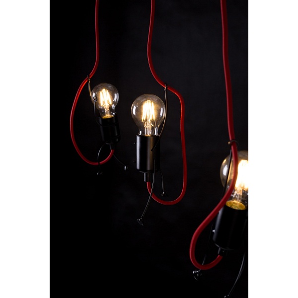 Lampa wisząca BOBI 3 BLACK