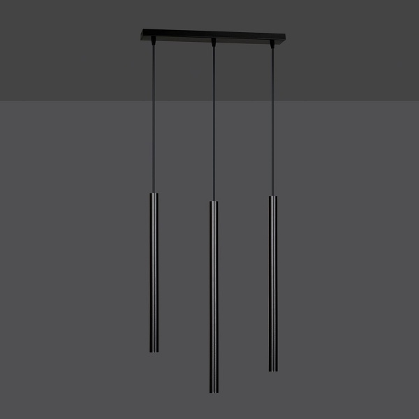 Lampa wisząca SELTER 3 BLACK - Emibig