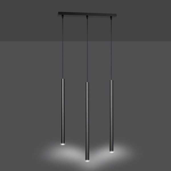 Lampa wisząca SELTER 3 BLACK