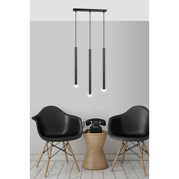 Lampa wisząca SELTER 3 BLACK