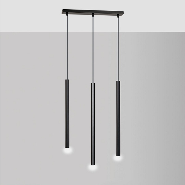 Lampa wisząca SELTER 3 BLACK