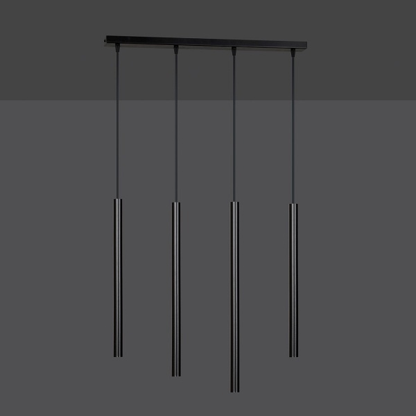 Lampa wisząca SELTER 4 BLACK - Emibig