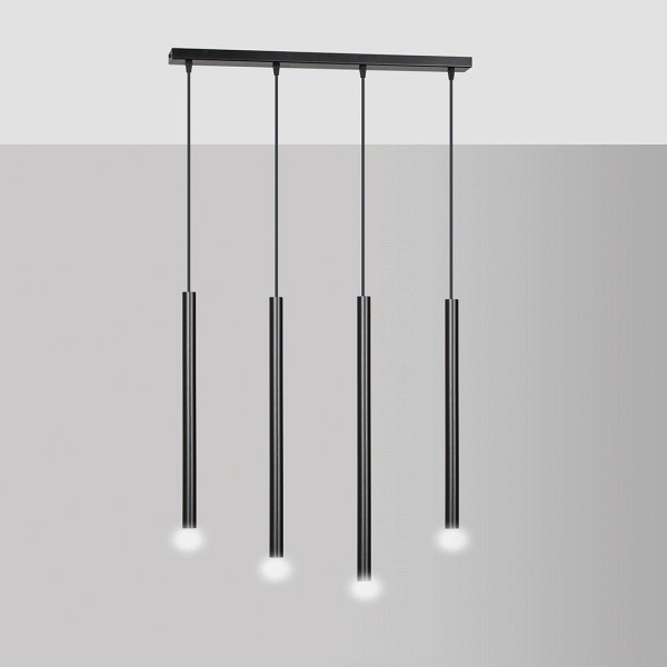 Lampa wisząca SELTER 4 BLACK