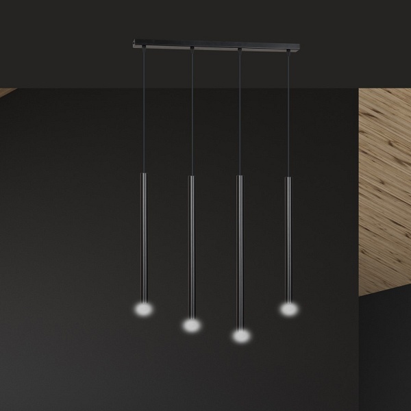 Lampa wisząca SELTER 4 BLACK