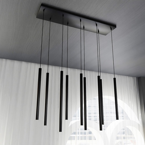 Lampa wisząca SELTER 9 BLACK - Emibig