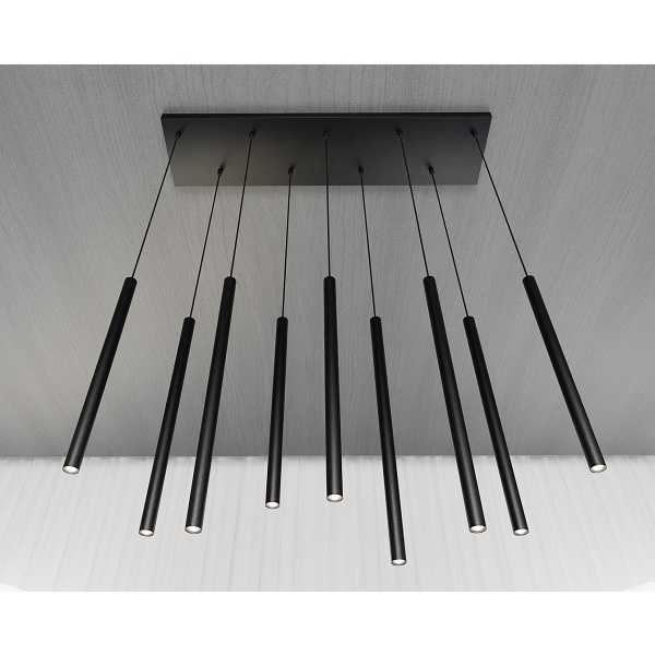 Lampa wisząca SELTER 9 BLACK