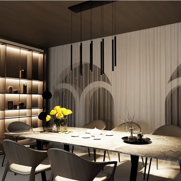 Lampa wisząca SELTER 9 BLACK