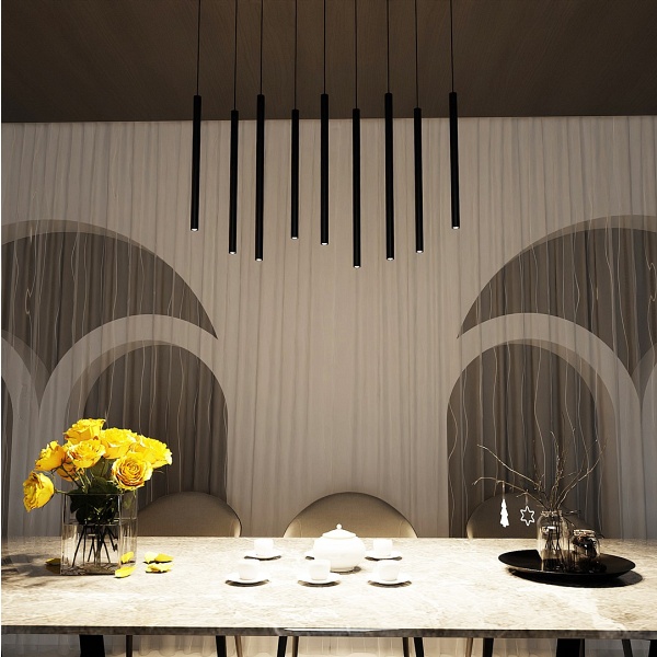 Lampa wisząca SELTER 9 BLACK