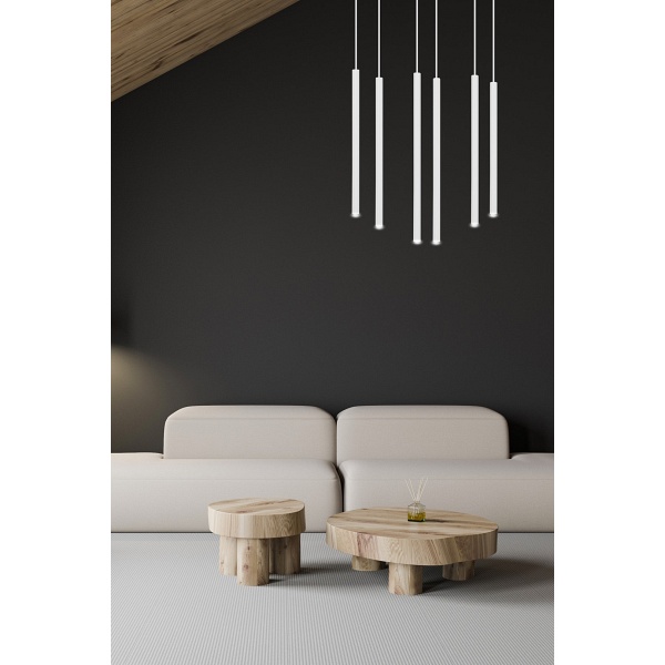 Lampa wisząca SELTER 6 WHITE