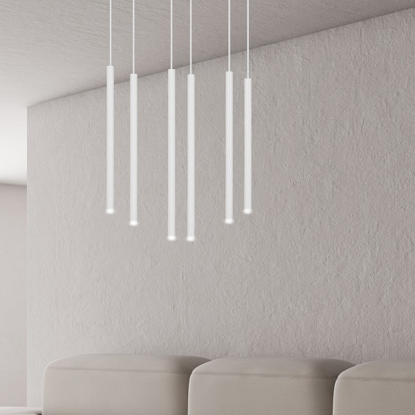Lampa wisząca SELTER 6 WHITE