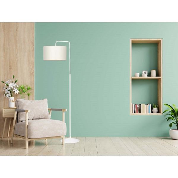 Lampa podłogowa TRAPO LP1 WH ECRU