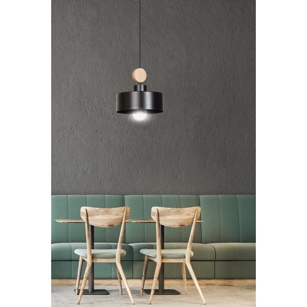 Lampa wisząca TUNISO 1 BLACK