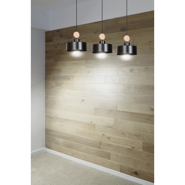 Lampa wisząca TUNISO 3 BLACK