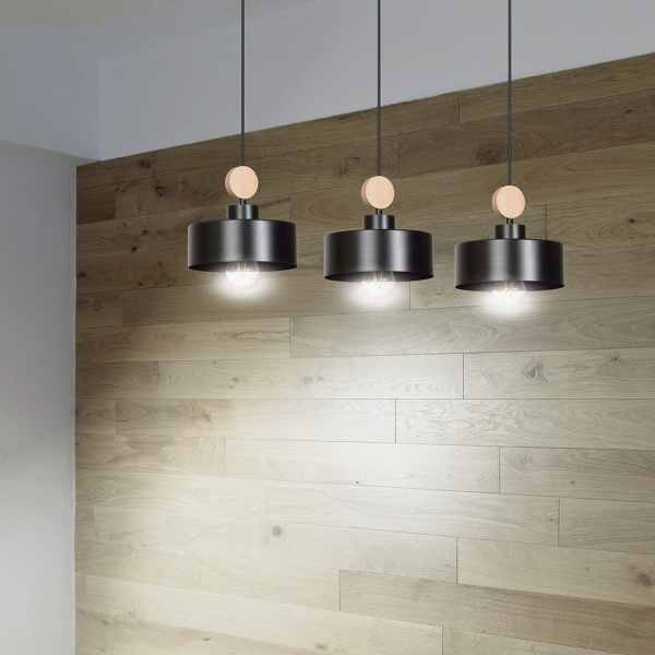 Lampa wisząca TUNISO 3 BLACK