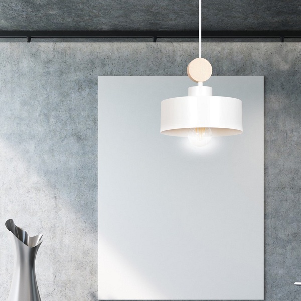 Lampa wisząca TUNISO 1 WHITE