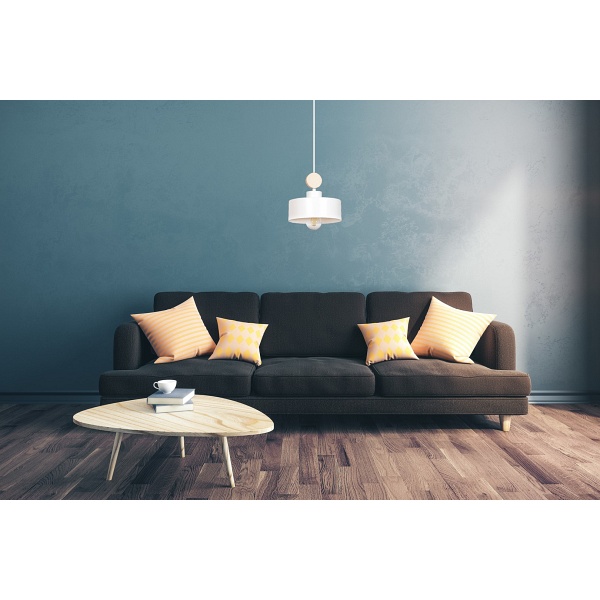 Lampa wisząca TUNISO 1 WHITE
