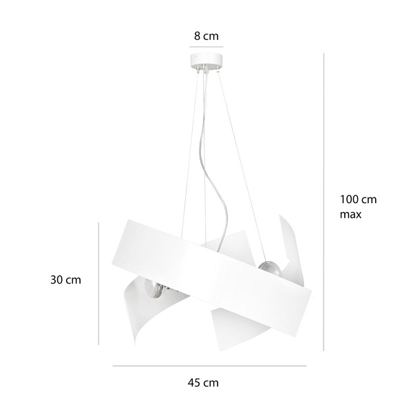 Lampa wisząca MODO WHITE