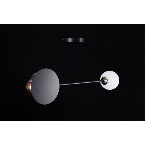 Lampa sufitowa MINERVA 2 BLACK - Emibig
