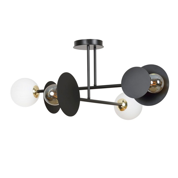 Lampa sufitowa MINERVA 4 BLACK