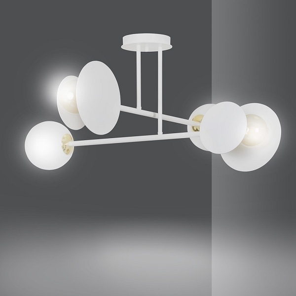 Lampa sufitowa MINERVA 4 WHITE - Emibig