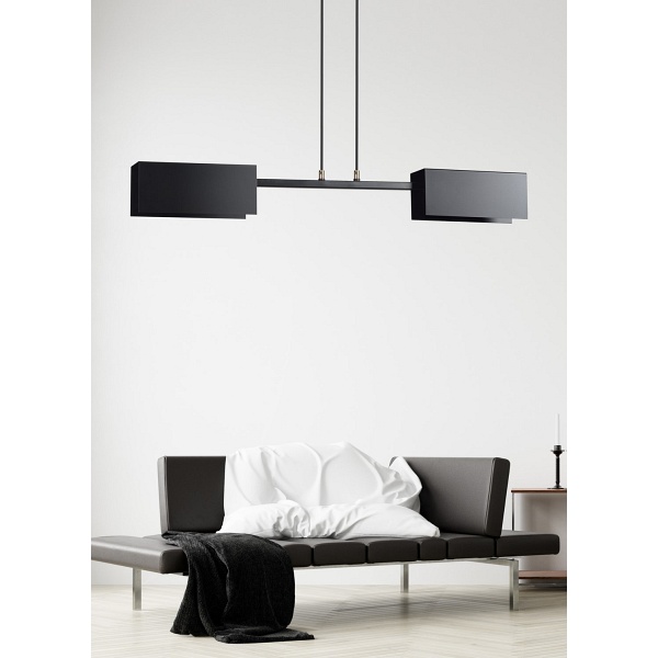 Lampa wisząca TOLOS 2 BLACK