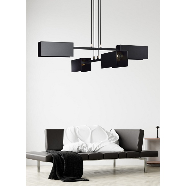Lampa wisząca TOLOS 4 BLACK