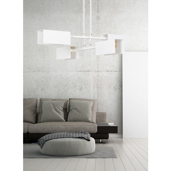 Lampa wisząca TOLOS 4 WHITE